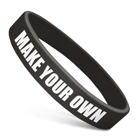 The Classic Rubber Wristband - Completely Customizable!