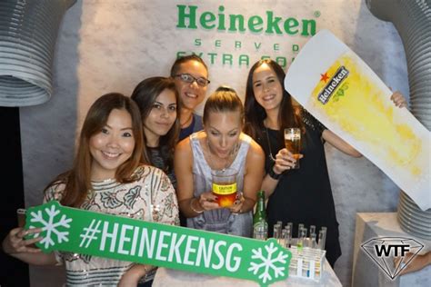 Launch Of Heineken Extra Cold In Singapore