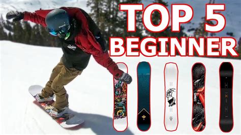 Top 5 Beginner Snowboards 2019 Youtube