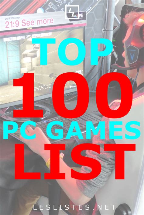 The top 100 pc games list of all time – Artofit