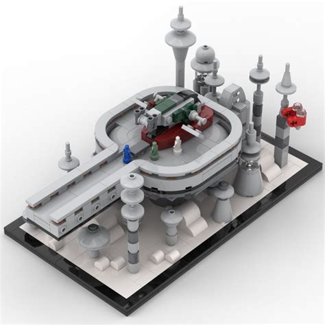 Lego Star Wars Cloud City Slave 1 Display Set - Custom MOC Instructions