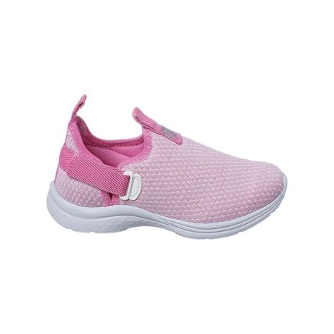 Tênis Ortopé Infantil Menina Fecho Lateral Estilo Dia a Dia Rosa