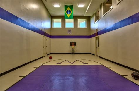 19 Modern Indoor Home Basketball Courts Plans and Designs