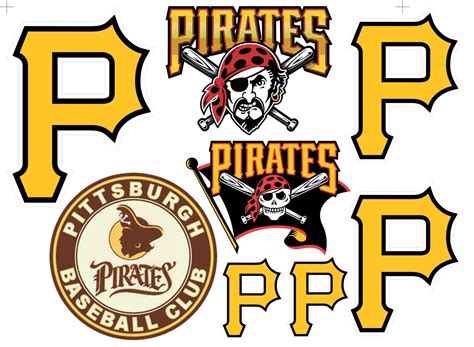 1 Sh Pittsburgh Pirates Decal Sticker Gang Sheet Uv Print Etsy