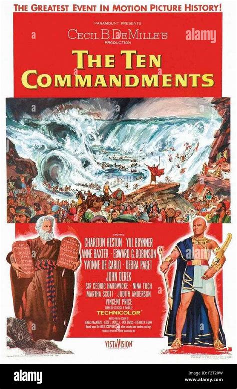 The Ten Commandments Poster 【絶品】