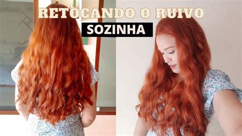 retocando a raíz do ruivo beautycolor 76 44 96 44 sozinha HOW TO