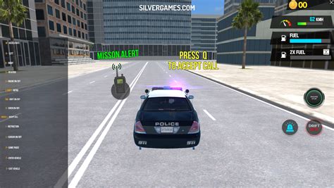 Police Car Real Cop Simulator 在 SilverGames 在线玩