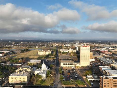 Aerial View of the Waco Skyline with the Alico Building in the ...