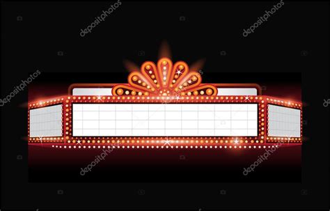 Movie Marquee Vector