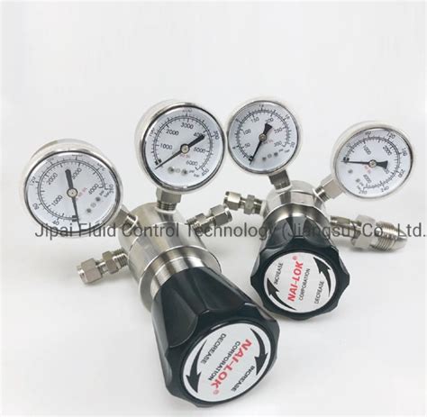 Nai Lok 316 Stainless Steel Pressure Regulator Argon Gas Flow Control