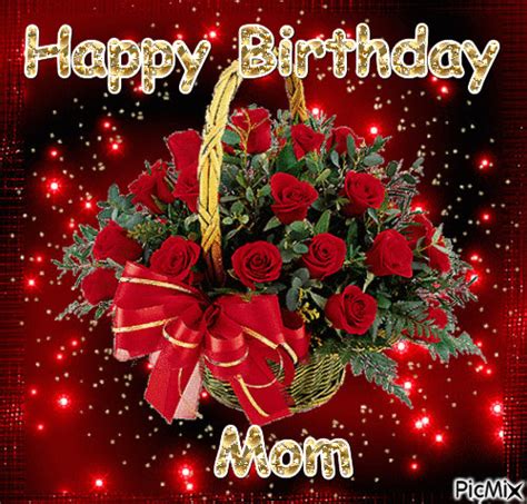 Happy Birthday Mom - Free animated GIF - PicMix