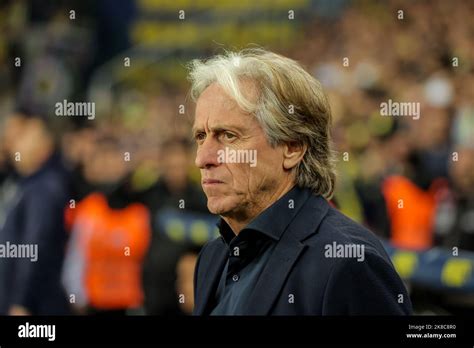 Istanbul T Rkei Oktober Cheftrainer Jorge Jesus Von Fenerbahce