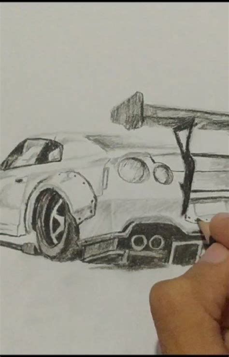 Amir KH on Instagram: “Nissan GT-R pencil drawing . . #akdraw #artwork ...