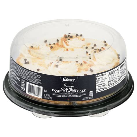 Save On Stop Shop The Bakery Premium Double Layer Cake Cannoli Order