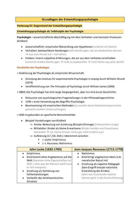 Entwicklungspsychologie Grundlagen Der Entwicklungspsychologie