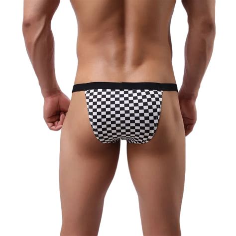 Cuecas masculinas sexy cintura baixa algodão cueca masculina briefs gay