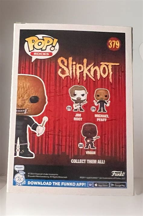 MICHAEL PFAFF SIGNED FUNKO POP SLIPKNOT TORTILLA MAN AUTOGRAPH