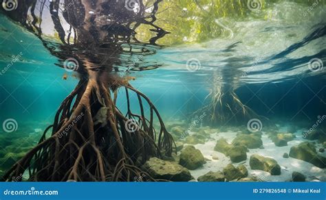 Mangrove Trees In Pop Art Royalty-Free Cartoon | CartoonDealer.com #283050116