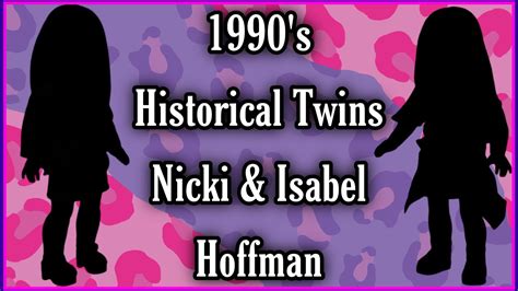 American Girl S Historical Twins Nicki Isabel Hoffman Youtube