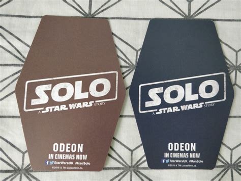 Solo A Star Wars Story ODEON 2x Sabacc Limited Promo Cards Lando Q Ira