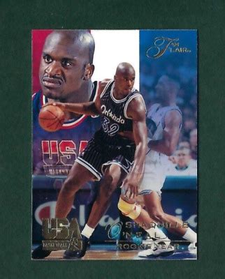 Flair Usa Basketball Shaquille O Neal Rookie Year Ebay