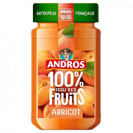 Andros Confiture Abricot Issu Du Fruit G