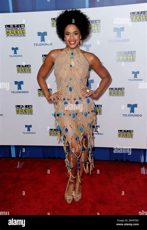 Jeimy Osorio Poses Backstage At The Latin American Music Awards At The