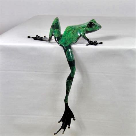 "Frogman" Tim Cotterill Limited Edition Bronze Frog Sculpture | EBTH