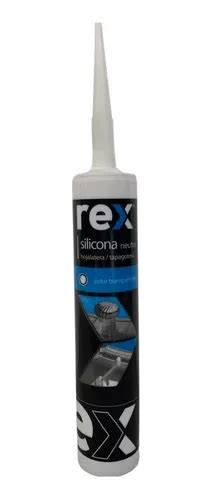 Pomo Silicona Acida Acetica Rex Sellante Adhesivo Pvc Metal Cuotas