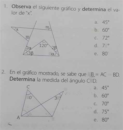 Observa El Gráfico Y Det Descubre Cómo Resolverlo En Qanda