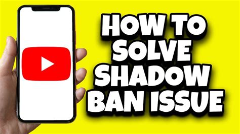 How To Fix Shadowban Problem On YouTube Solved YouTube