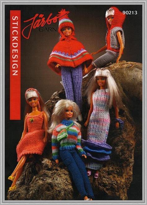 Digital Vintage Barbie Knitting Pattern Knitting Patter Inspire