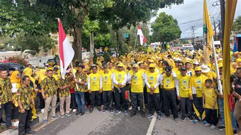 Diikuti Ribuan Peserta Jalan Santai HUT Ke 58 Golkar Di Aceh Tengah