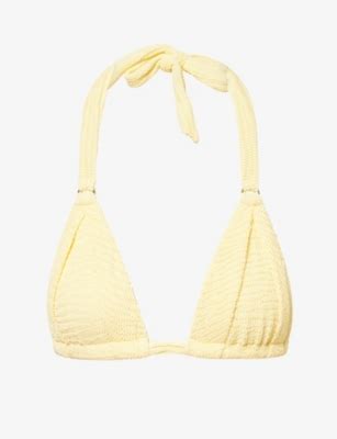 MONDAY Morocco Crinkle Bikini Top Selfridges
