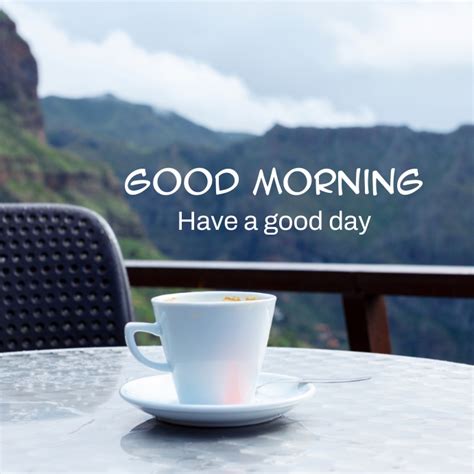 Copy Of Good Morning Coffee Greeting Template Postermywall