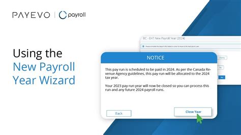 How To Use The New Payroll Year Wizard PaymentEvolution YouTube