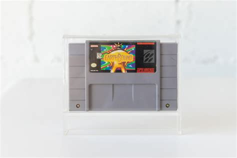 Bitlounger Snes Super Nintendo Game Box Cartvault Acrylic Etsy