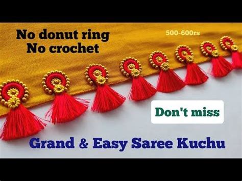 Grand Look Easy Saree Kuchu Design How To