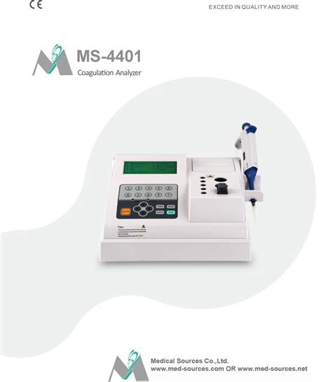 Channels Semi Auto Blood Coagulometer Coagulation Analyzer Nanjing