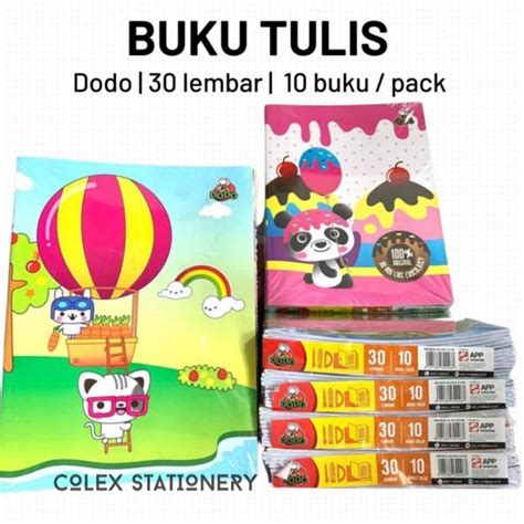 Jual Buku Tulis Sekolah Bergaris Dodo Isi Lembar Buku Shopee