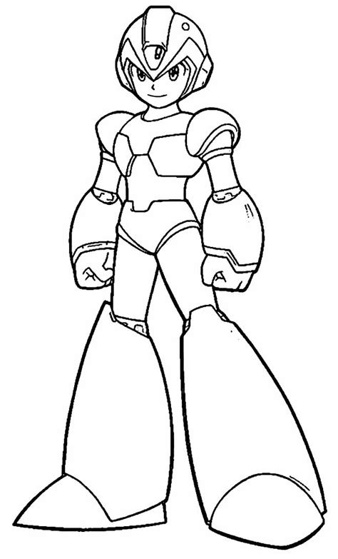Mega Man Para Colorir - Desenhos do Mega Man para colorir - Bora Colorir