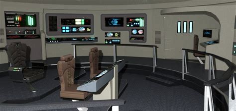 Bridge of Miranda Class Starship from Star Trek - Free 3D Model by ...