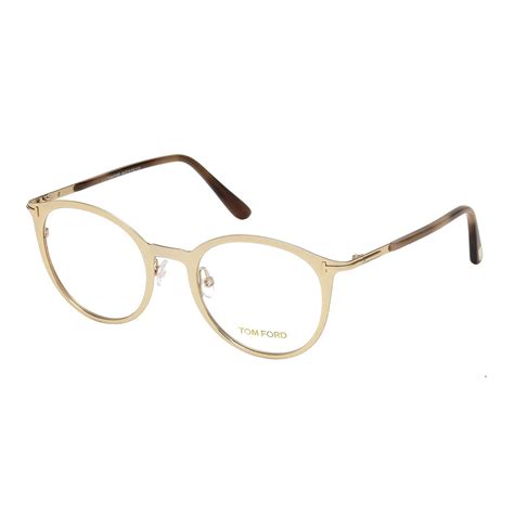 Unisex Round Eyeglasses Gold Tom Ford Touch Of Modern