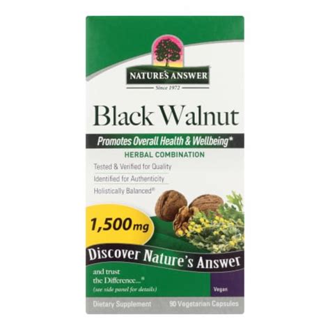 Nature S Answer Black Walnut Complex Vegetarian Capsules Pack