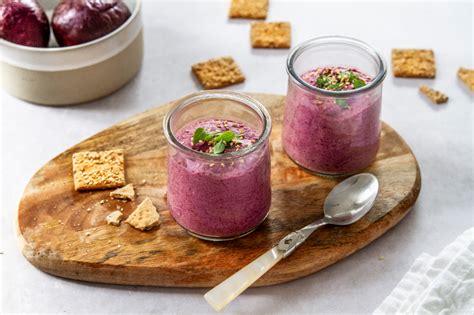 Verrine betteraves rouge pour lapéro à la crème Mascarpone Elle Vire