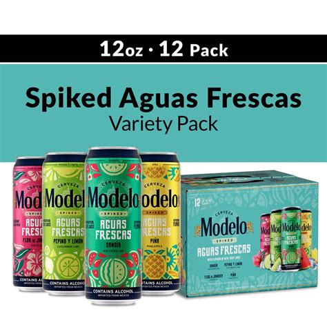 Modelo Spiked Aguas Frescas Variety Pack Flavored Malt 48 OFF