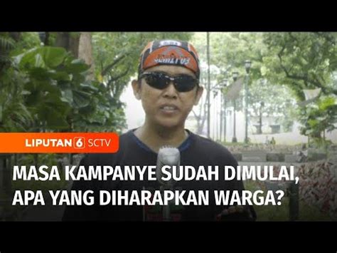 Komen Yuk Ini Komentar Dan Harapan Warga Soal Kampanye Pemilu 2024