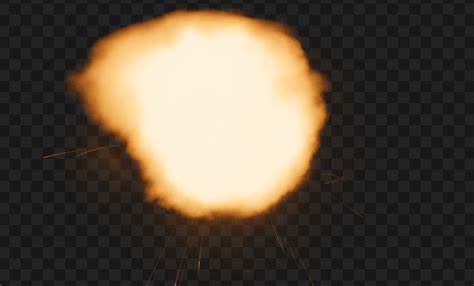 Ak47 Muzzle Flash Front Facing Double Shot 1 Effect FootageCrate