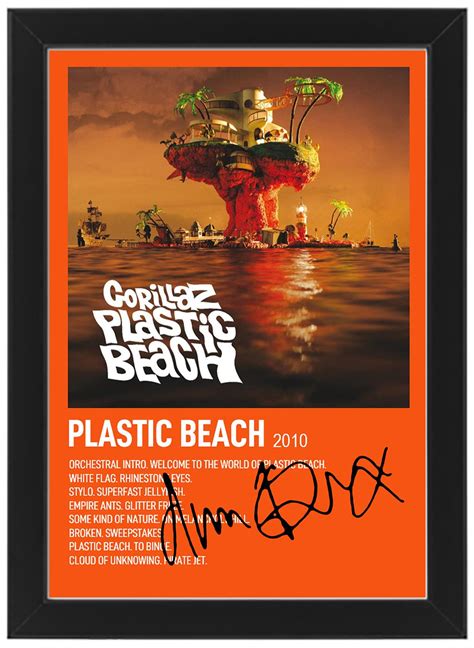 Gorillaz Plastic Beach Album Cover