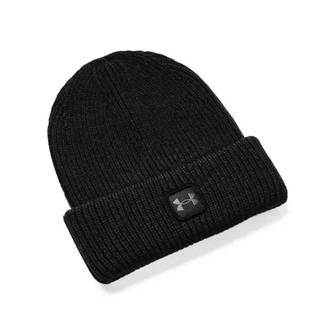 Under Armour Halftime Ribbed Beanie Black